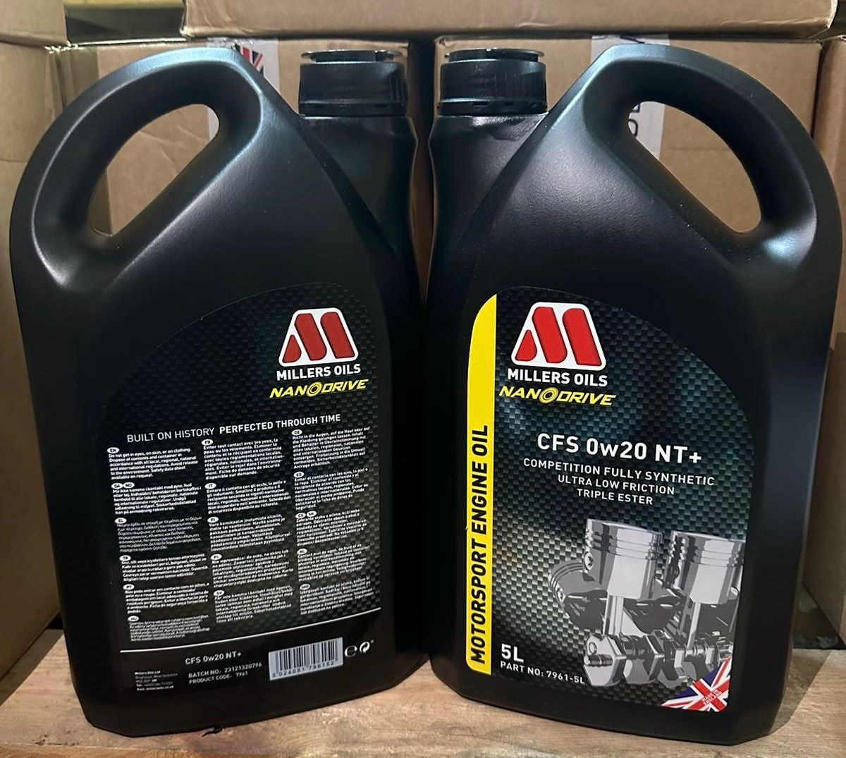 MILLERS OILS CFS 0w20 NT+ 機油 5L 英國造