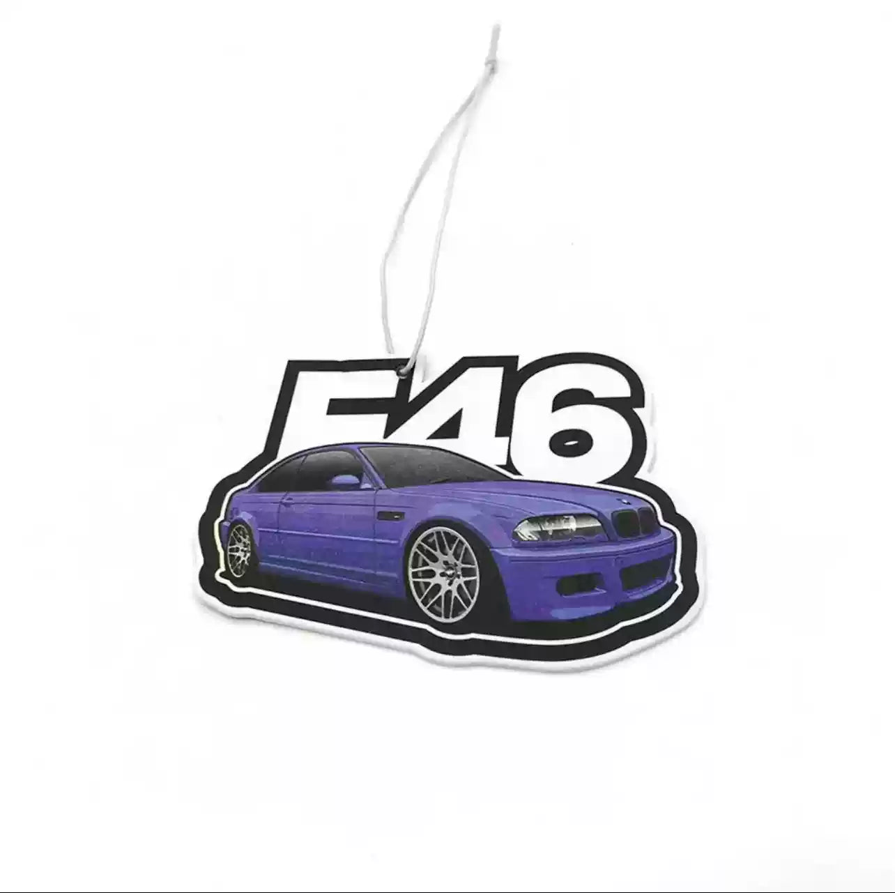 Air Freshener (BMW e46 M3 - Blue with E46 logo)